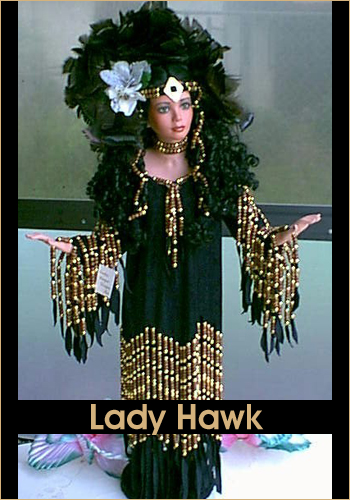 Lady Hawk by Rustie - Rustie Dolls - Native American Indian