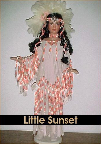 Little Sunset by Rustie - Rustie Dolls - Native American Indian