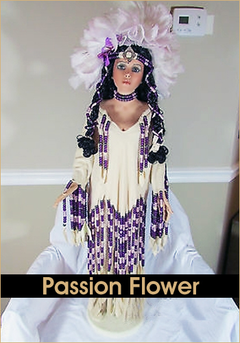 Passion Flower by Rustie - Rustie Dolls - Native American Indian