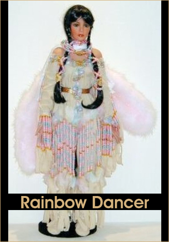 Rainbow Dancer by Rustie - Rustie Dolls - Native American Indian