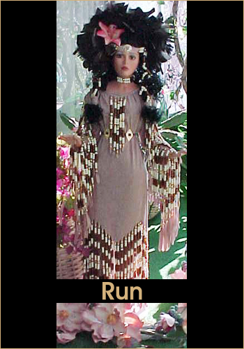 Run by Rustie - Rustie Dolls - Native American Indian