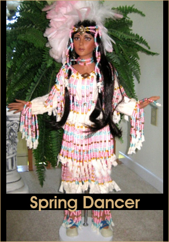 Spring Dancer by Rustie - Rustie Dolls - Native American Indian