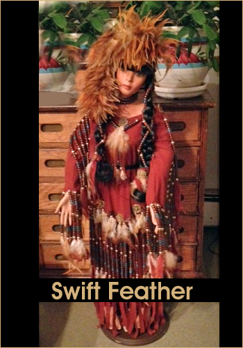 Swift Feather by Rustie - Rustie Dolls - Native American Indian