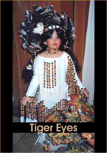 Tiger Eyes by Rustie - Rustie Dolls - Native American Indian